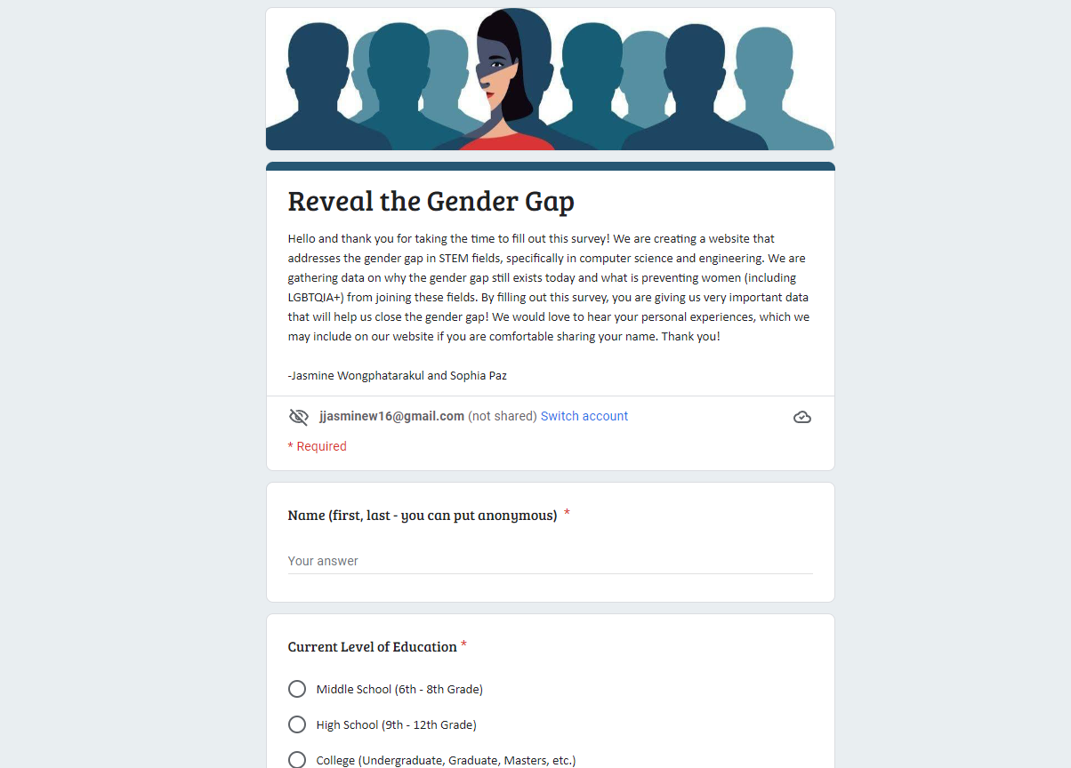 gender gap survey